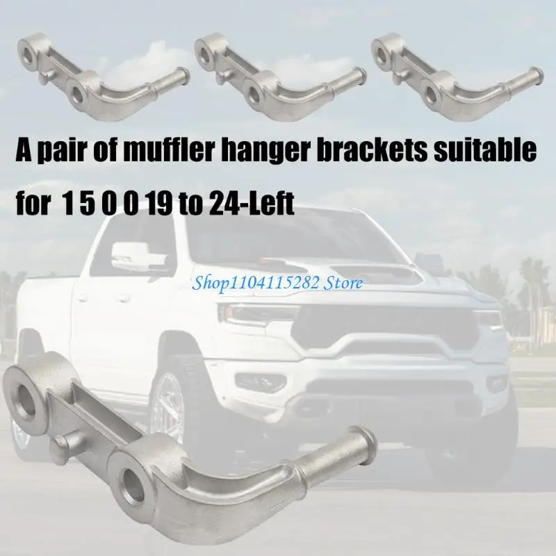 

Easy Installation Rear Left Exhaust Muffler Bracket Assembly 68275662AB Replacement Muffler Support for 1500 19-24
