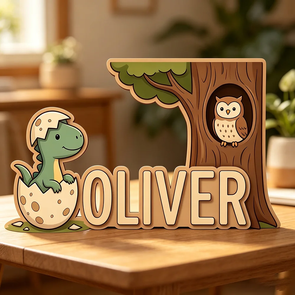 Urocza tabliczka z imieniem pr – Baby Nursery Tree recenzja i cena