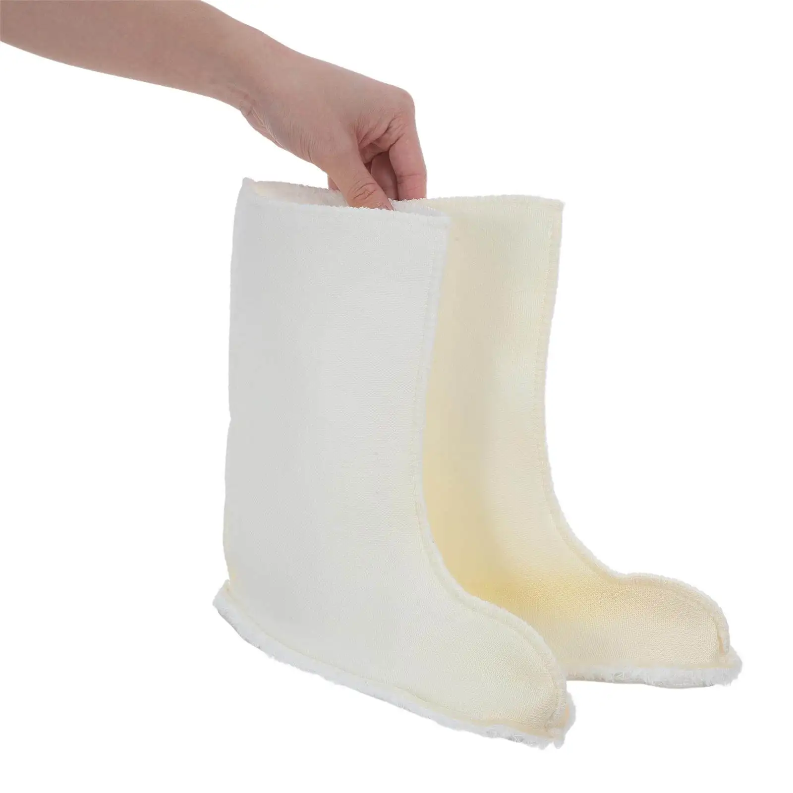 

1 пара зимних стельок для обуви: утепленные, мягкие, теплые флисовые съемные вкладыши для женских сапог от дождя, для снега и походов, высота 11 дюймов