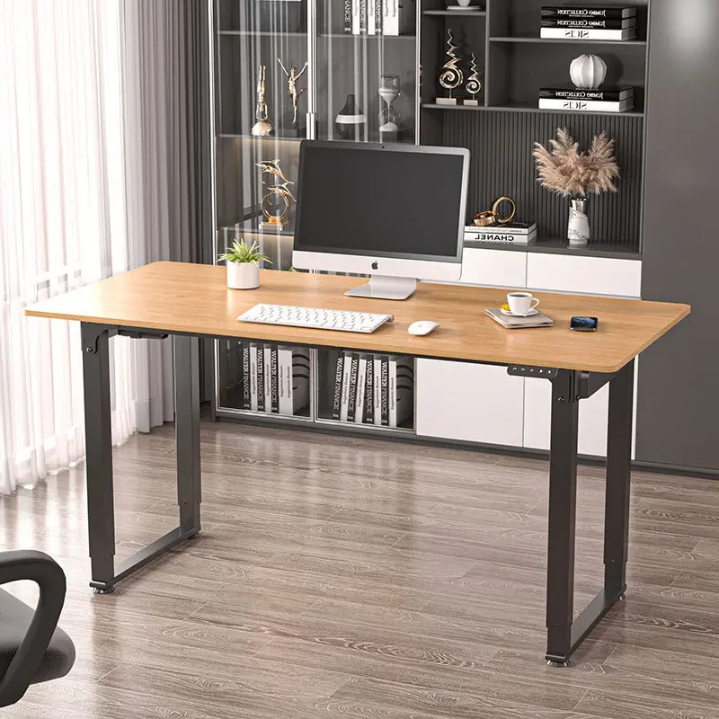 Workstation Dual Motor 4 Leg Height Adjustable Standing Smart Desk Frame Base Lift Table Executive Office Sit Stand Desk