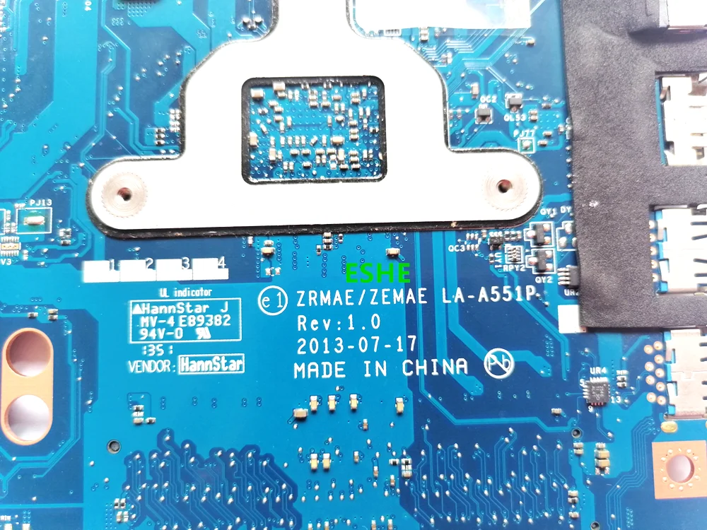 Imagem -04 - para Toshiba Satélite M50d M55d M50dt M50d-a Placa-mãe do Portátil com A45000 Cpu Zrmae Zemae La-a551p K000150950 K000150940