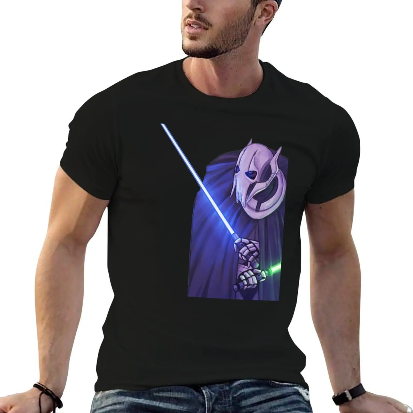 Grievous T-Shirt anime funny costumes mens plain t shirts