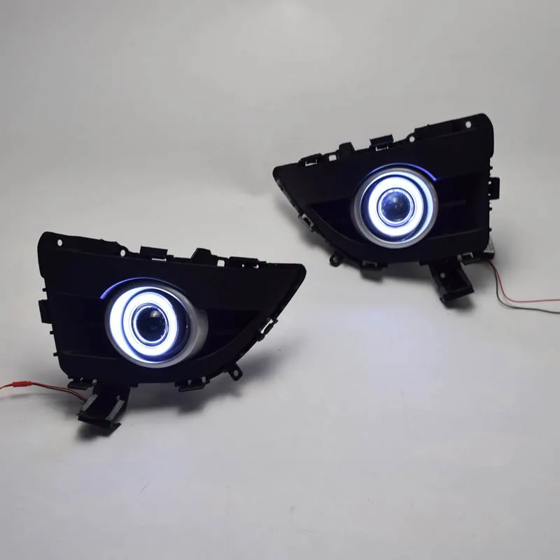 

Model-Specific LED Daytime Running Lights for Mazda 5 - With Front Fog Lights & Angel Eye Modification