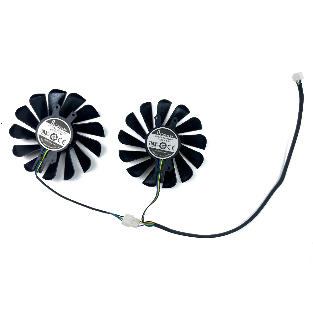 NEW Cooling Fan 85mm 4pin AMD RX580 GPU FAN For MLLSE SOYO PELADN RX 580 8GB RX 5500XT RX6600M video card fans view 2