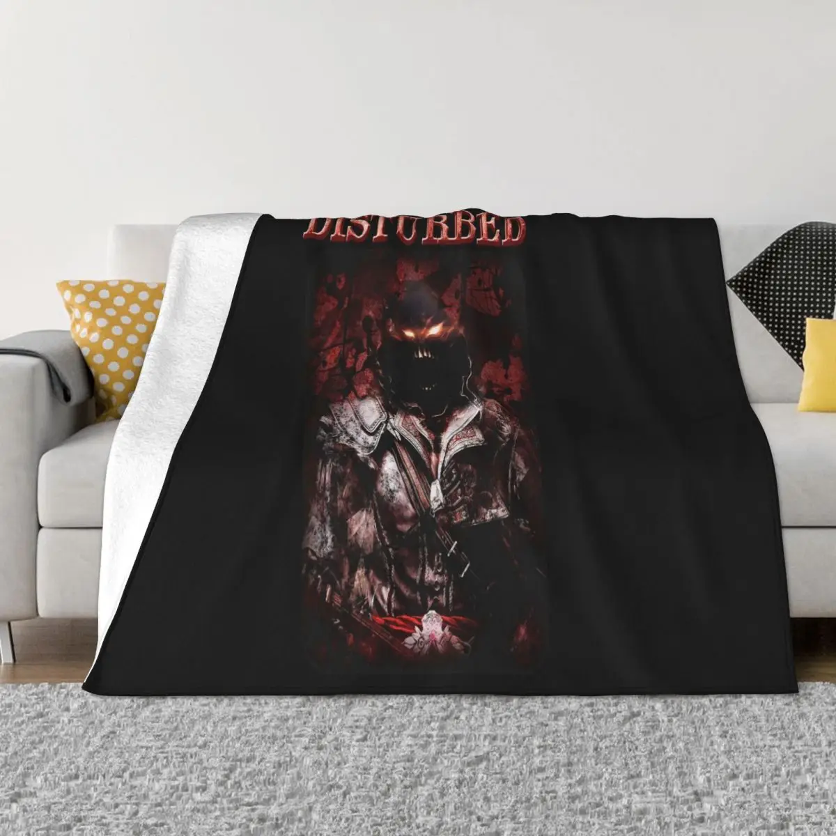 Disturbed American Heavy Metal Band System Of A Down Sizes S To 7Xl New Arrival Throw Blanket