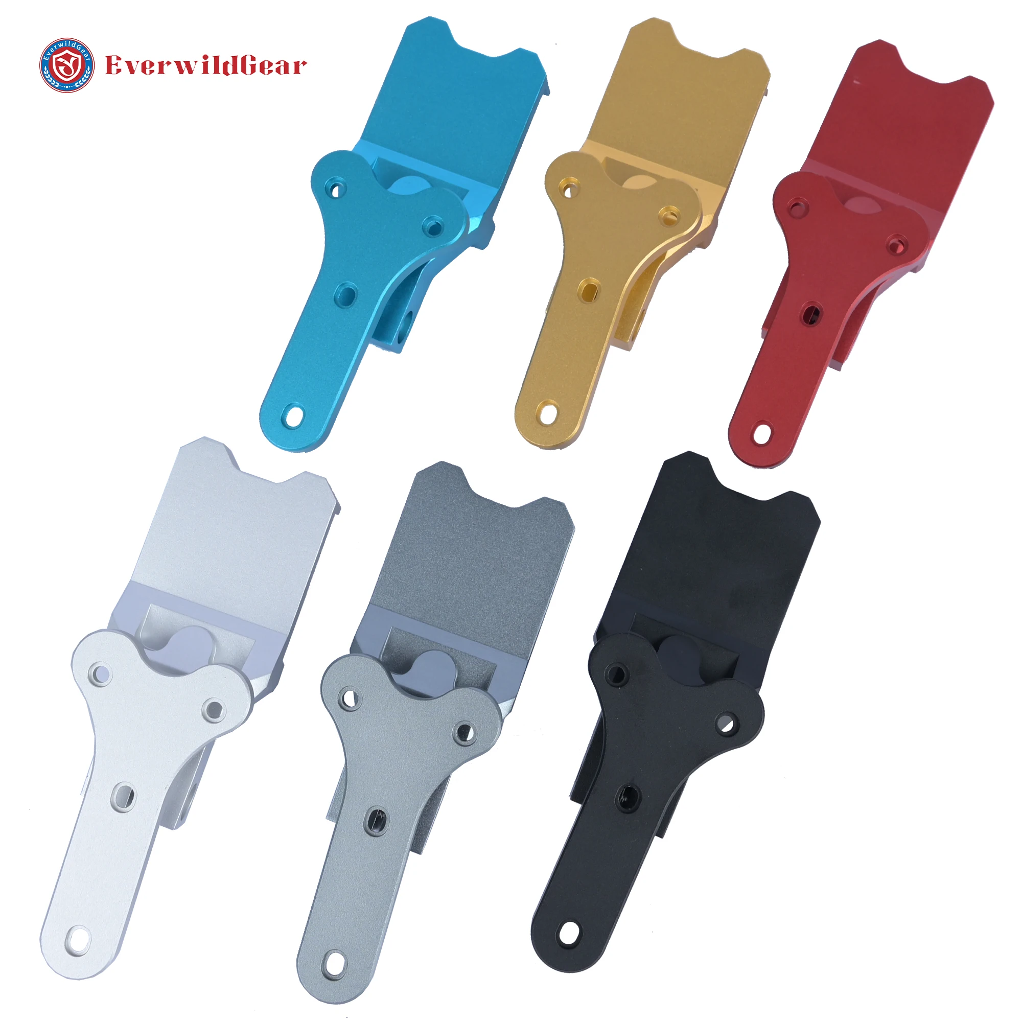 

EverWildGear CNC Aluminum Competition Gear IPSC Shooters IDPA T-Type Adjustable Holster Universal Enclosed Kit Hunting Airsoft