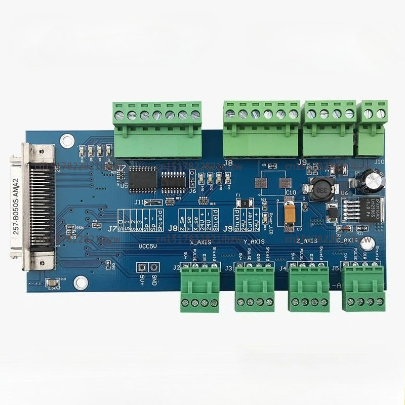 Wiring board for connecting the 3-axis DSP 0501 controller to the RZNC 0501 HKNC 0501HDDC control system