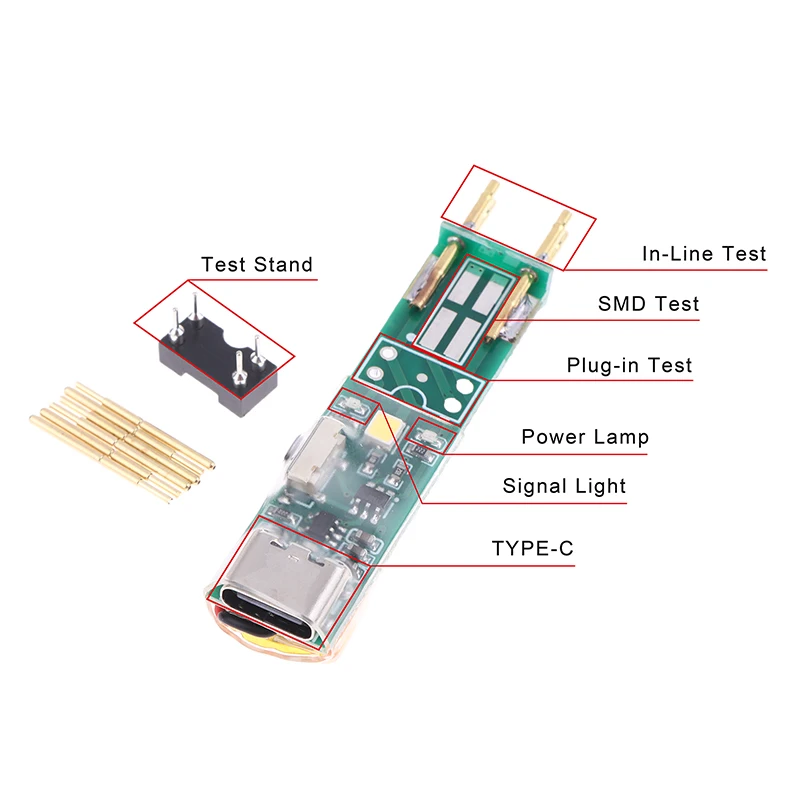 جهاز اختبار Optocoupler V3.0-V6.0 - وحدة الكشف عبر الإنترنت للإصلاح الإلكتروني واختبار DIY