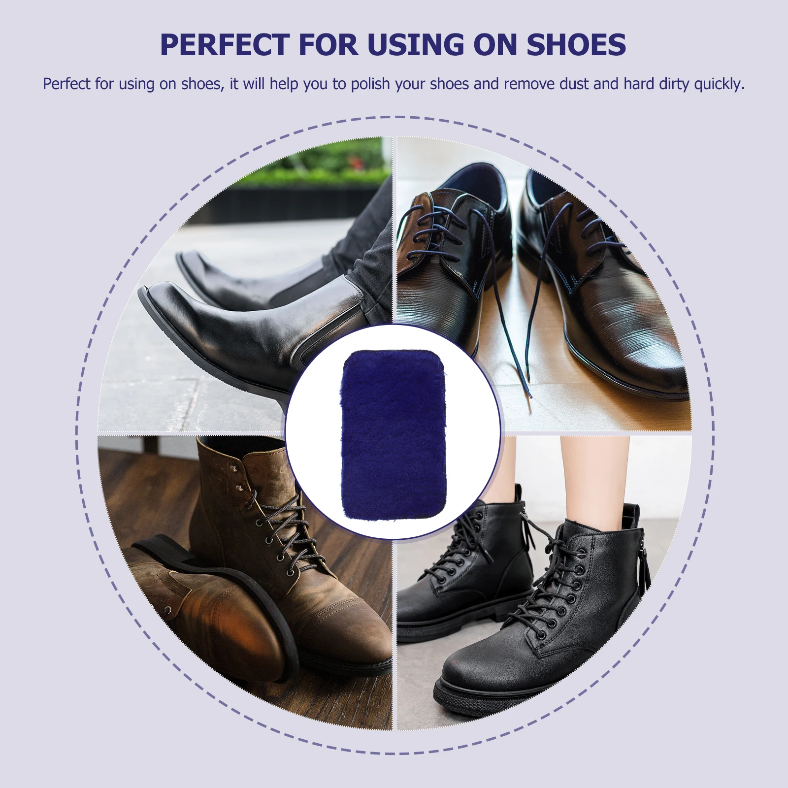 

Cleaner Shoe Polishing Tools Disposable Shoe-shine Cloths Care Brush Shoes