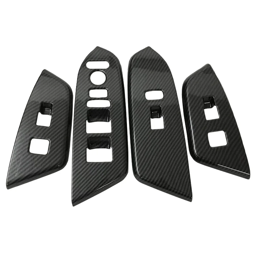 

for HONDA CRV CR-V 2017-2019 Carbon Fiber Style Window Switch Lift Panel