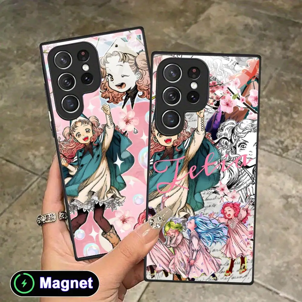 Witch Hat Atelier Tetia Phone Case for Samsung Galaxy S26 S25 S24 S23 S22 S21 S20 Note20 Plus FE Ultra Glass Magnet Cover