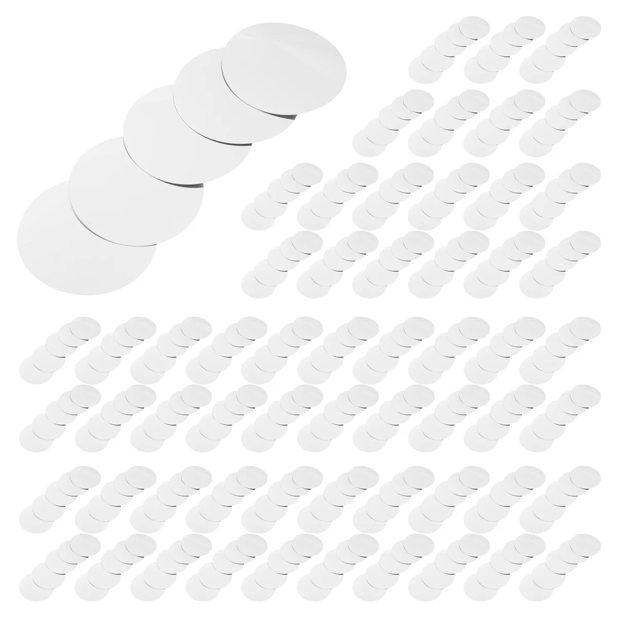 300 Pcs 3 Inch Silver Wine Pourer Discs Drip-Proof Drip Pouring Pour Spout Pour Wine Thin Slice
