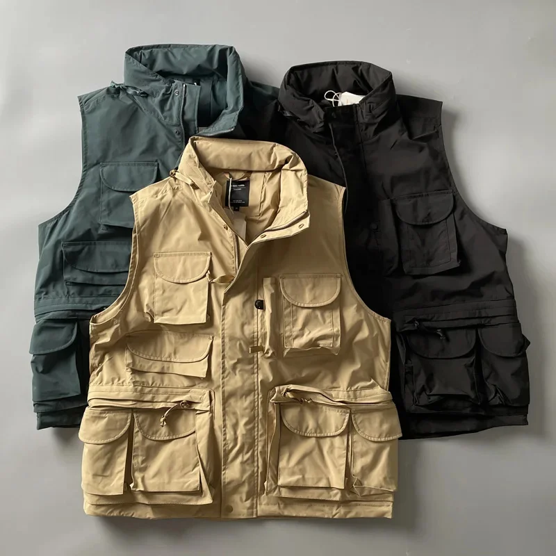 

Casual Hoodies Suit for Trekking, Hiking, Climbing, Hunting, Fishing, Camping, Loose Top, Functional, Work, Tooling Waistcoat