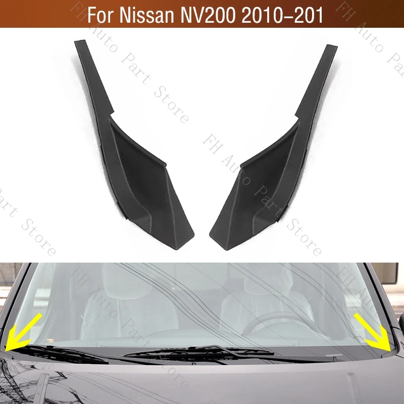 

Front Windshield Wrap Corner Wiper Side Cowl Trim Cover Lid Plate For Nissan NV200 2010 2011 2012 2013 2014 2015 2016 2017 2018