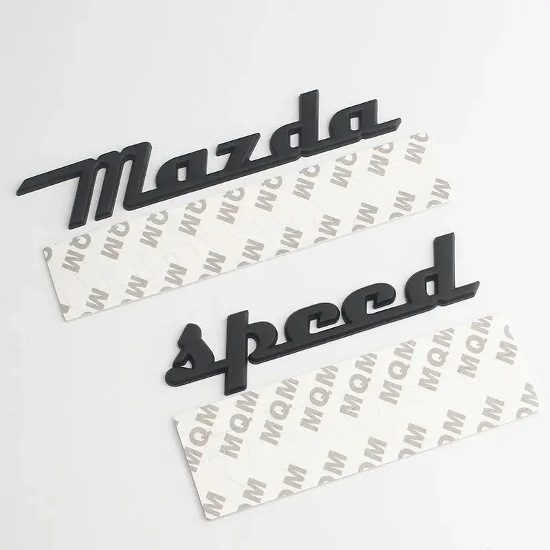 Metal Car Body Emblem Sticker Rear Trunk Badge Decal for Mazda Speed CX7 CX5 CX9 323 CX4 6 Atenza 3 Axela 2 MX5RX8 626 CX30