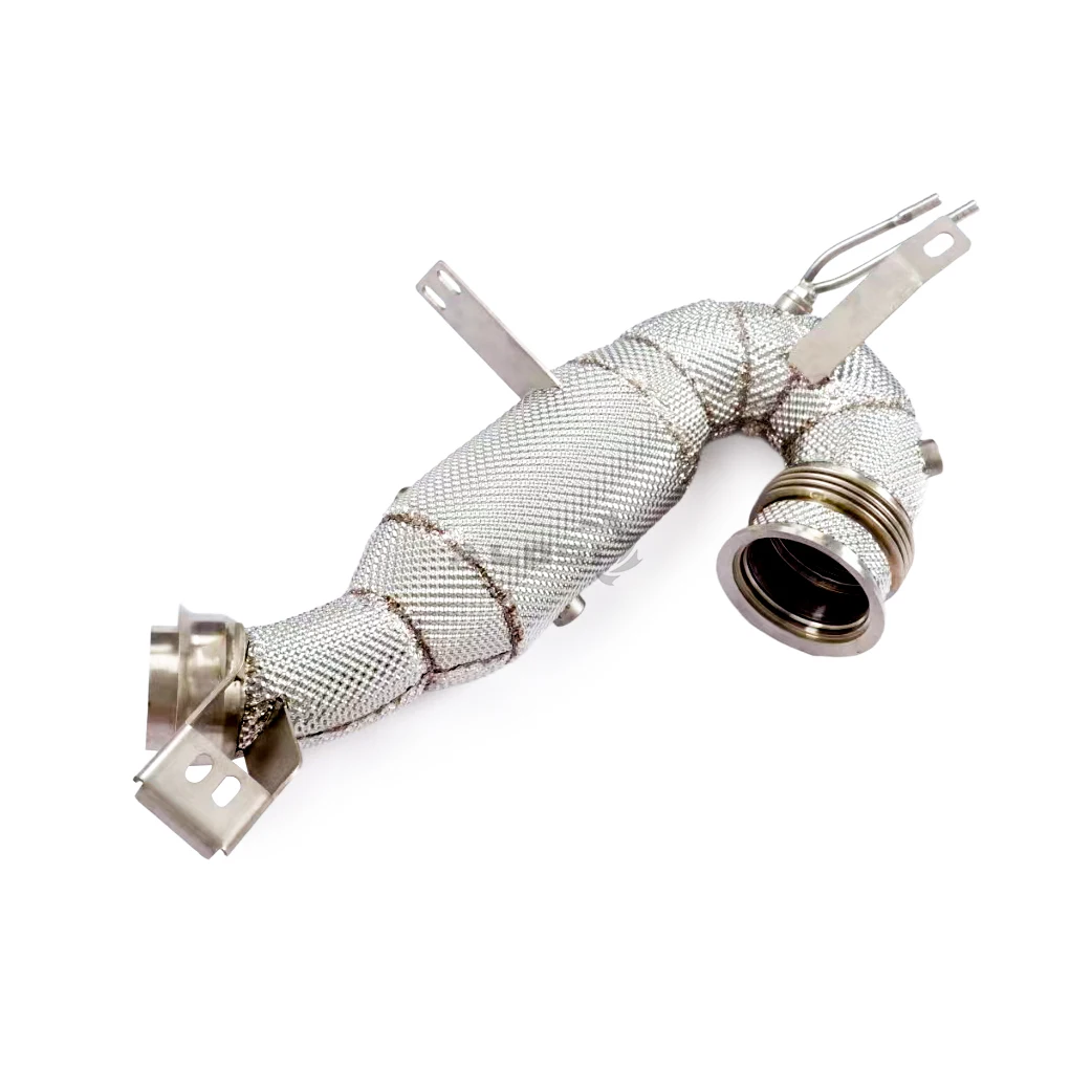 

Factory wholesale for Mercedes benz AMG E53 3.0T 2019-2023 3.0T downpipe exhaust high-quality exhaust performance