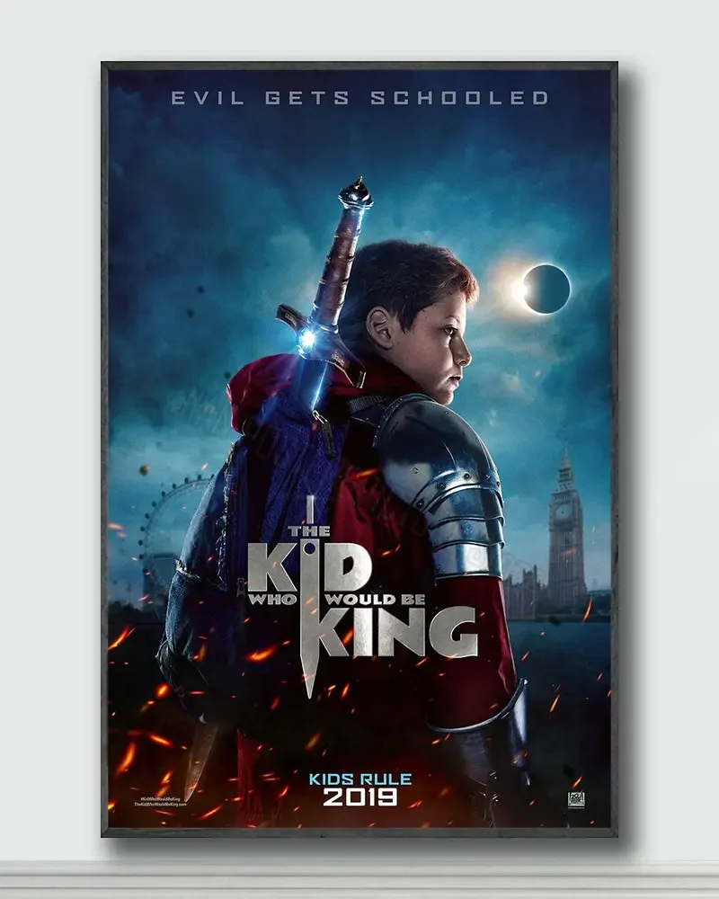 NJ286 The Kid Who Would Be King Movie 2 Silk Posters and Prints wall art Art Poster Home Decor