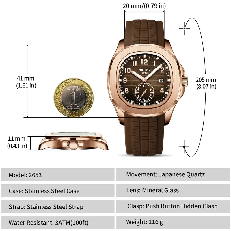 Luxury Men Quartz Wristwatch Waterproof Luminous Auto-Date Male Watch Top Brand Wrist Clock for Daily Business Wear