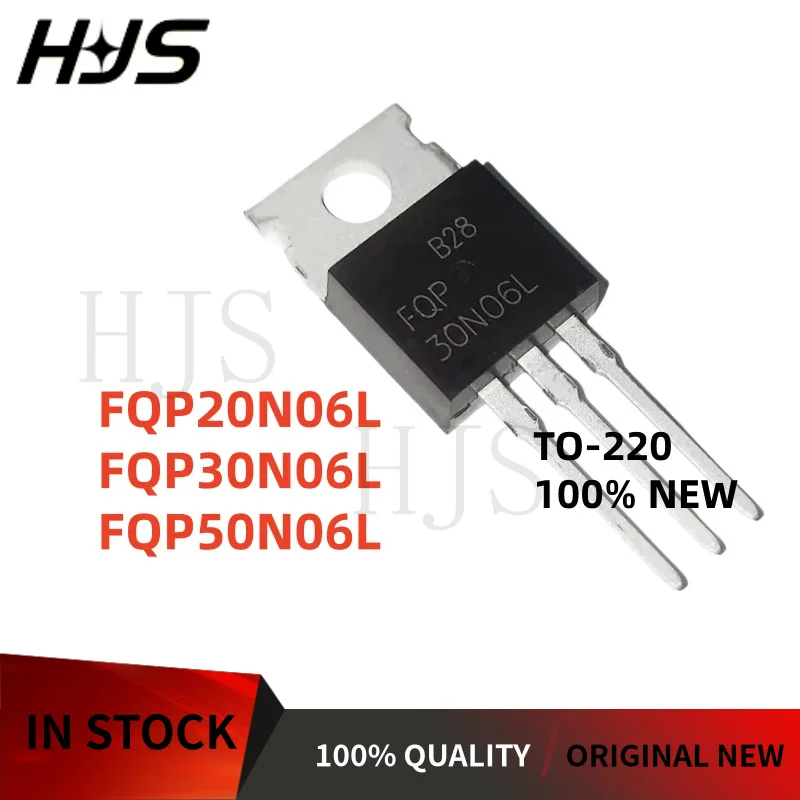 

10 шт. высококачественных полевых транзисторов FQP30N06L FQP20N06L FQP50N06L TO-220 MOSFET