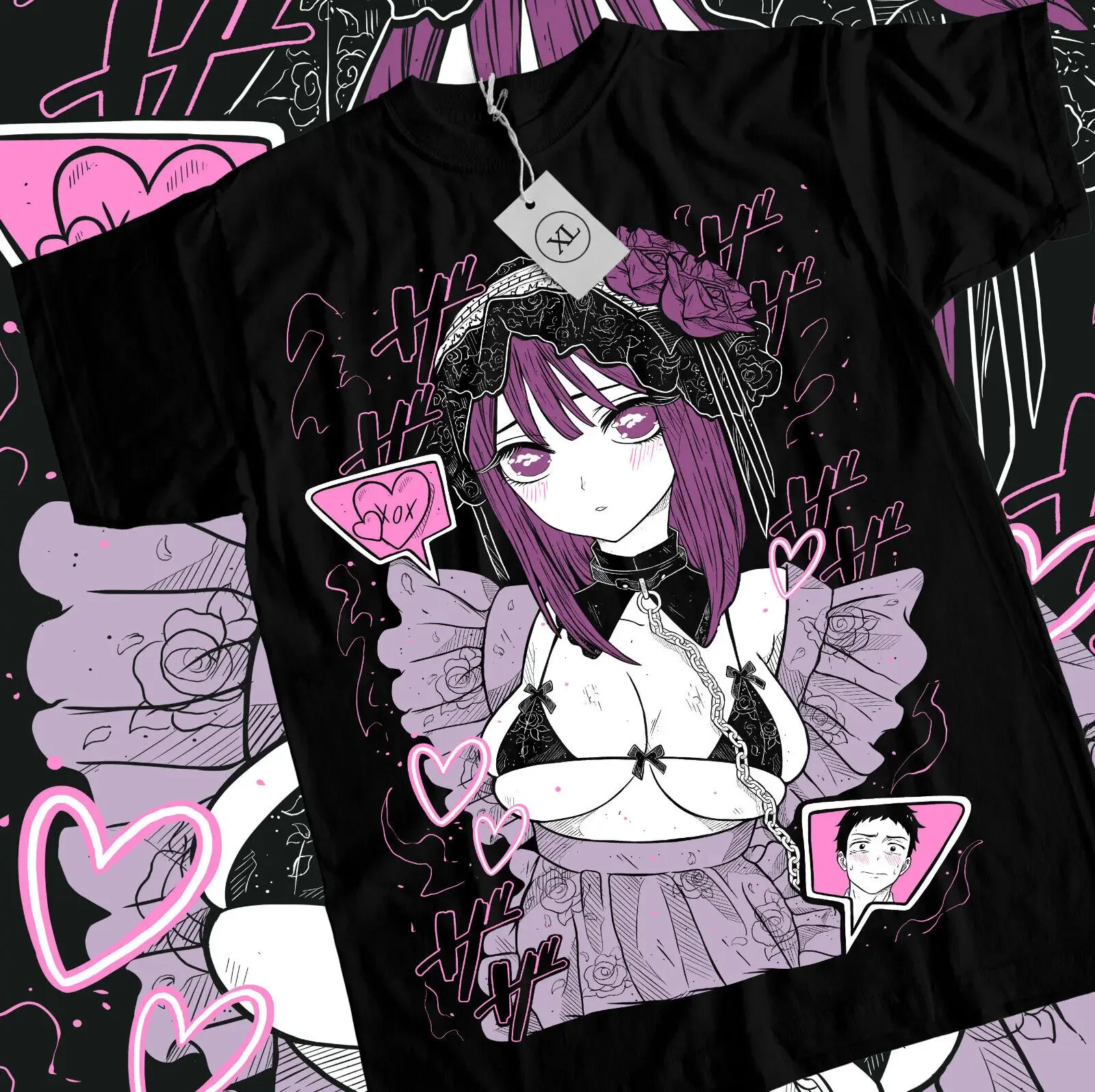 

Marin Kitagawa T-Shirt My Dress Up Darling Anime Lovers Black T-Shirt All Size