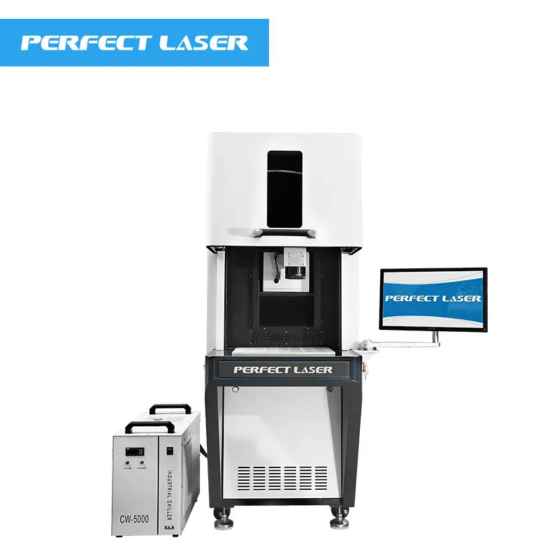 UV Laser Marking Engraving Machine for Glass Metal Plastic USB Cables Laser Engraver Machine