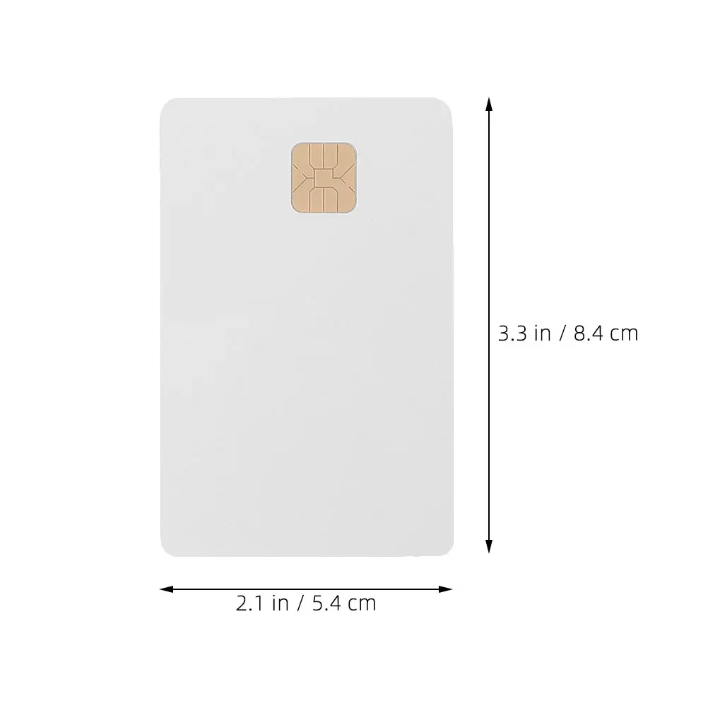 

12pcs Ic Card White Pvc Blank Access Control Key High Memory Small Size For Hotel Parking