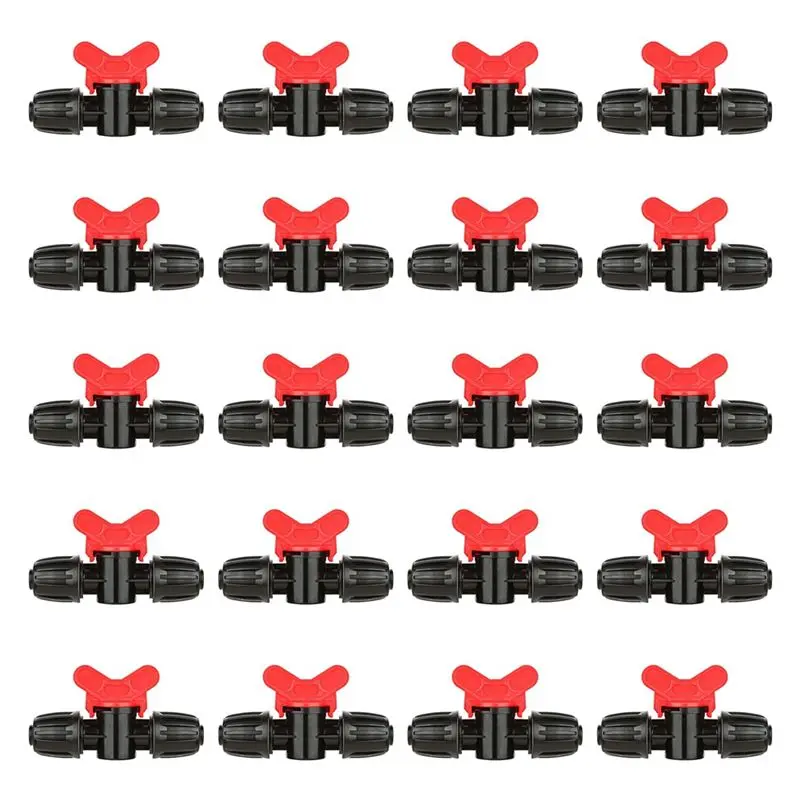 

Клапаны для капельного орошения 1/2 дюйма — прямой фитинг с замком для трубок 0,60-0,65 дюйма (наружный диаметр), уличный запорный клапан (отгрузка от 20 шт.)