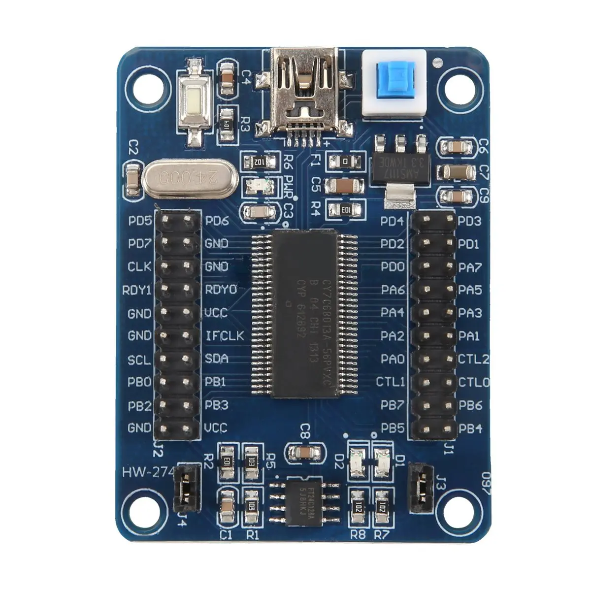 A14G EZ-USB FX2LP CY7C68013A USB Core Board Development Board Logic Analyzer Multifunction Convenience Module