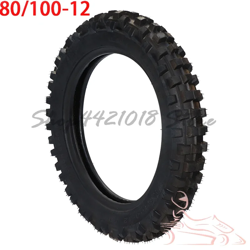 80/100-12 (3.00-12) Rear Wheel Tire Out Tyre Inner Tube 12inch Deep Teeth for Chinese Kayo BSE Dirt Pit Bike Off Road Motorcycle