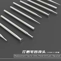 2UUL Replacement Tips for Polish Drill Pen 10pcs/set 2.35mm polishing pen universal polishing head mobile phone repair tools set
