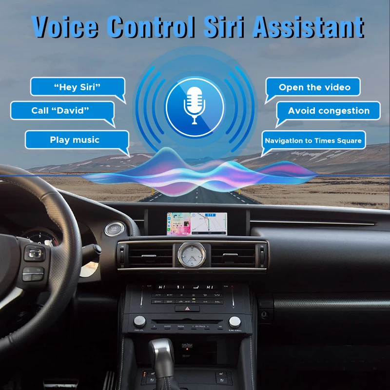 لاسلكي CarPlay أندرويد السيارات لكزس RC 2014-2019 نظام مزدوج التوصيل والتشغيل مرآة رابط الملاحة OEM يتحكم في اتصال سريع