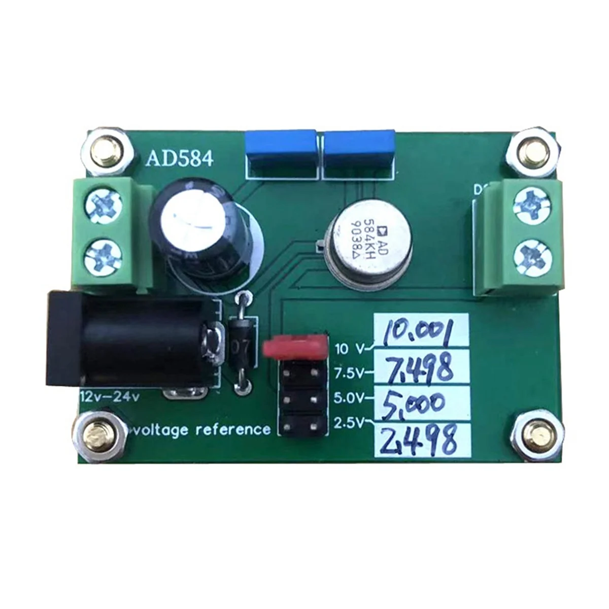 AD584 Reference Voltage Source 10V AD584KH Voltage Reference Board Calibration for Multimeter Voltage Filter