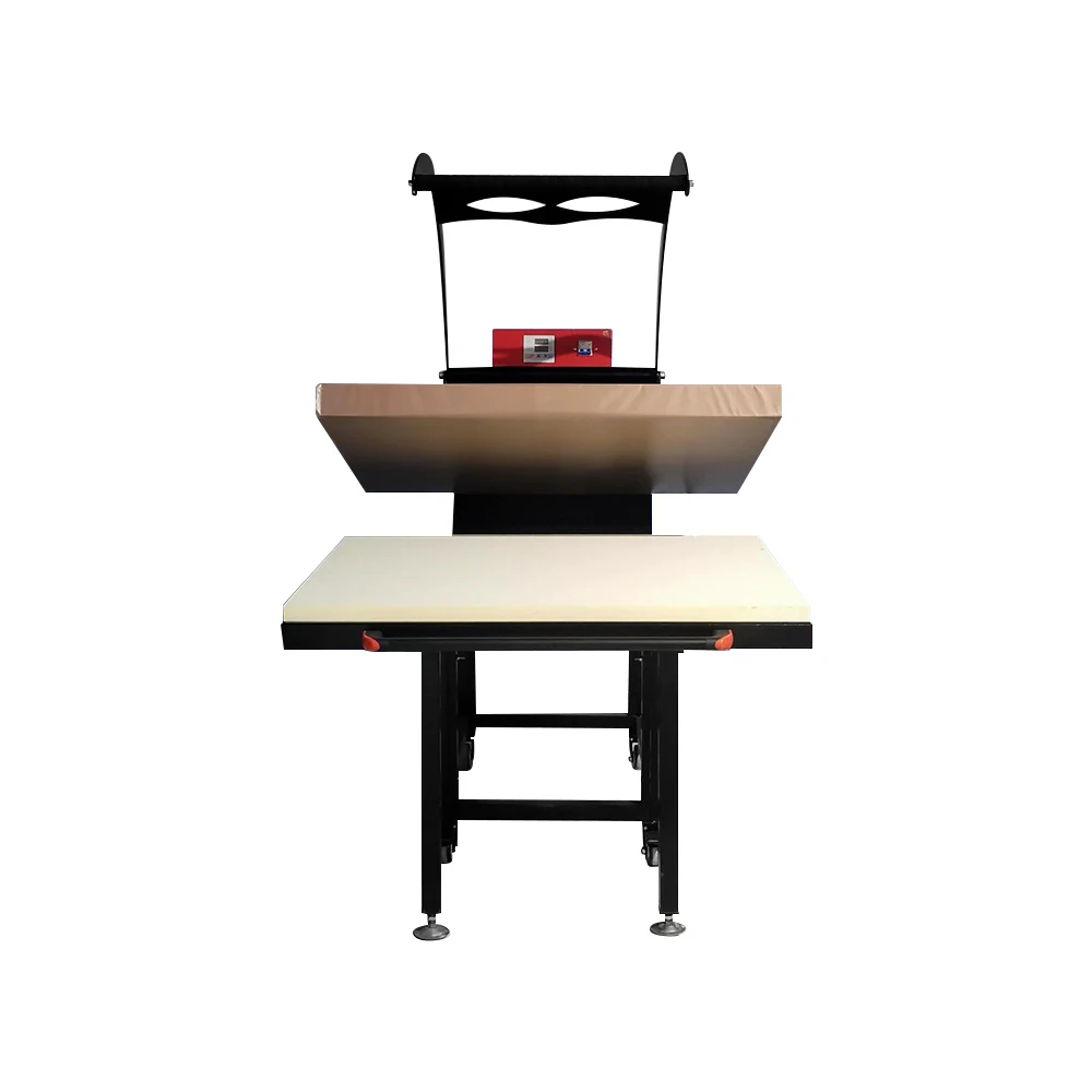 Large format Manual operation hand force Heat press machine for T shirt Sublimation transfer plates iron 80*100cm