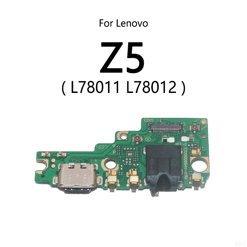 USB Charging Dock Port Socket Connector Charge Board Flex Cable For Lenovo Z5 Z5S Z6 Lite S5 K520 K5 Play K5S K9 K10NOTE K12 Pro