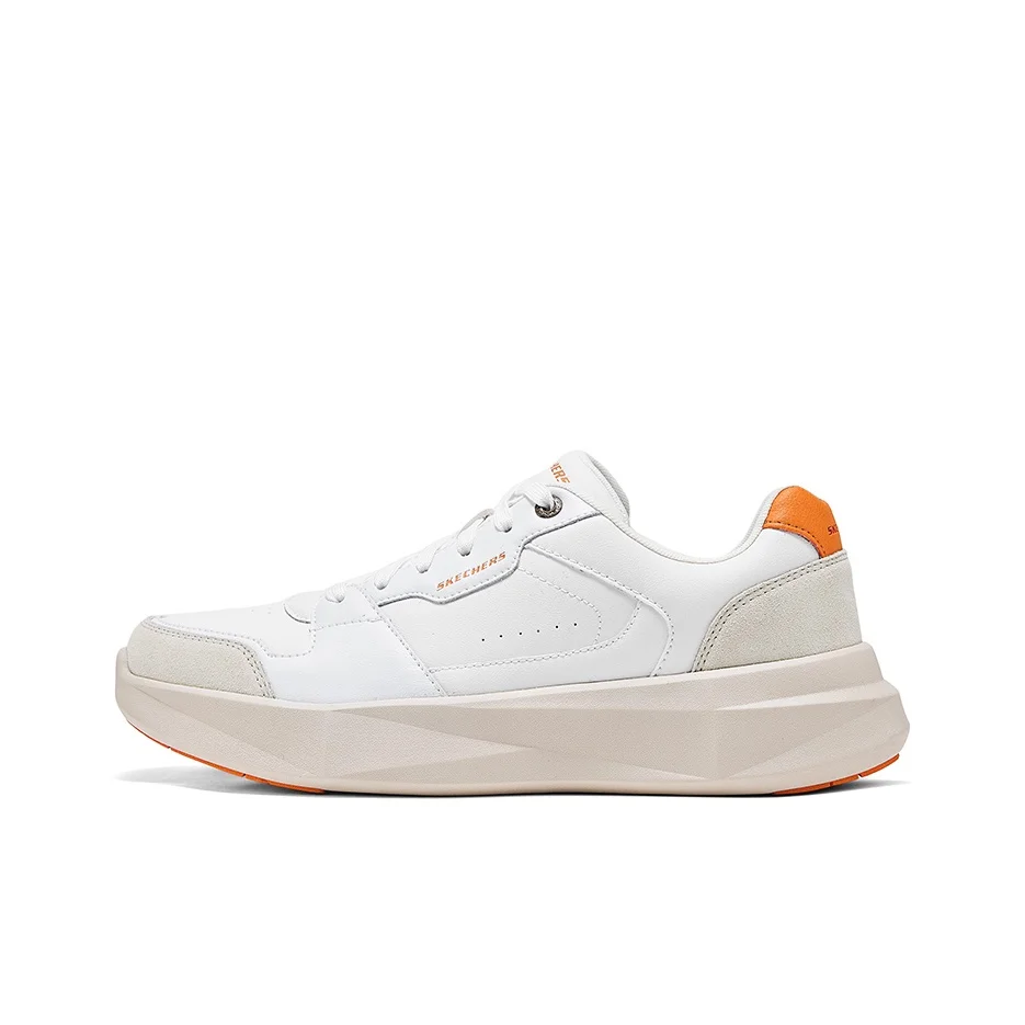 Skechers Abrasion Resistant Slip Resistant Abrasion Resistant Slip Resistant Low top Skateboard Shoes Men's White 210996-WHT
