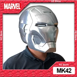 Marvel Iron Man Helmet 1:1 MK42 LED Light Up Ironman Mask Manual/Electronic Superhero Cosplay Helmet for Birthday Christmas Gift