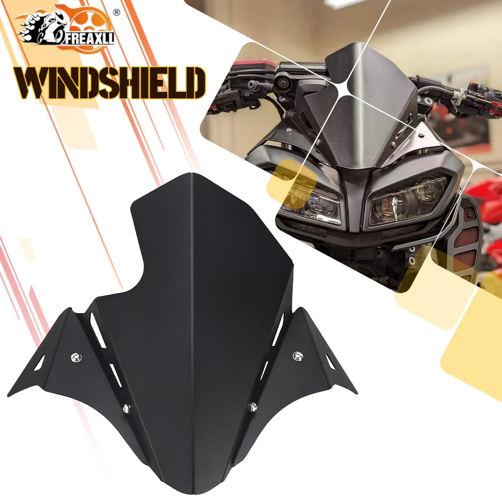 

New MT 09 FOR YAMAHA MT-09 / MT09 2017 2018 2019 2020 Motorcycle Front Windshield Windscreen Airflow Wind Deflector Accessories