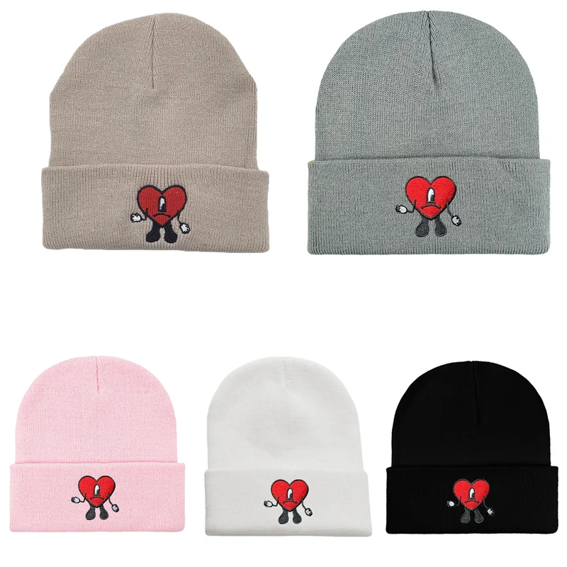 

Индивидуальная тенденция, вязаная шапка Bad Bunny, косплей, аниме, ветрозащитная, универсальная, теплая шапка с вышивкой, уличная шапка для верховой езды, костюм для вечеринки