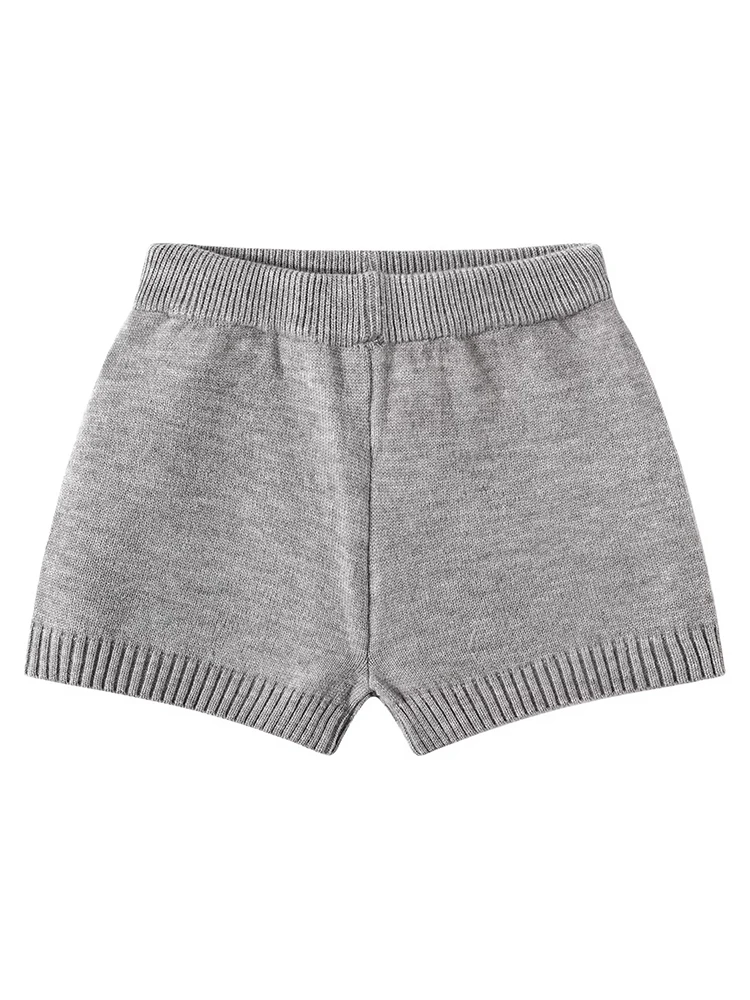 Frauen Hohe Taille Shorts Retro Gestrickte Abnehmen Hip Fahrstuhl Vielseitig Gewickelt Hüfte Herbst Winter Hosen