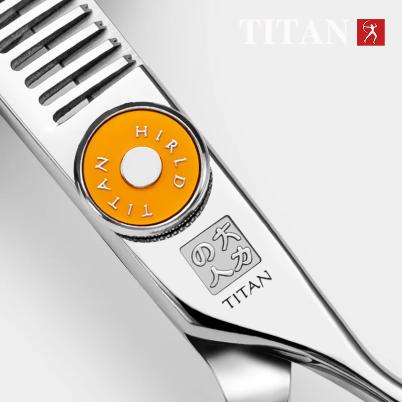 タイタン理髪はさみ-プロ用理髪はさみセット-理容室-カット用-すきバサミ-55インチ-60インチ
