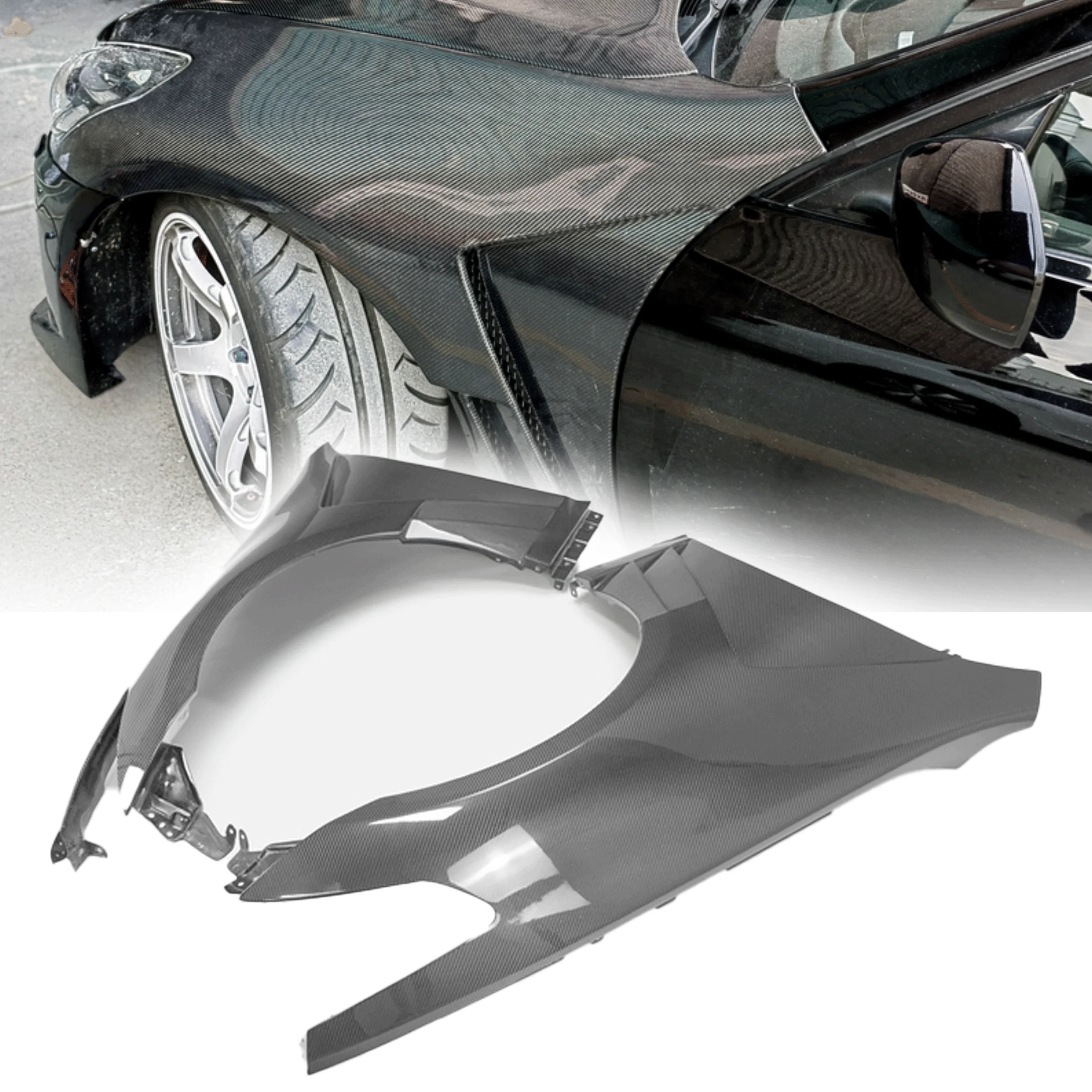 

New for INFINITI G37 EPA Type Front Vented Fender 4 Door Sedan