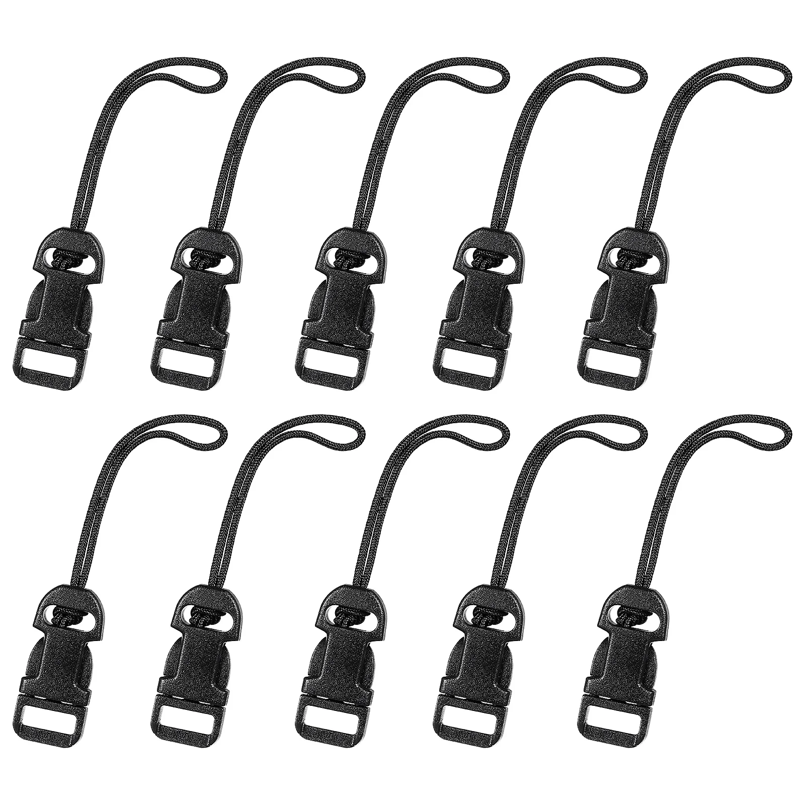 10 fibbie per tracolla per fotocamera per reflex digitale Mirrorless sgancio rapido 11 mm nylon facile installazione set di clip per sistema regalo