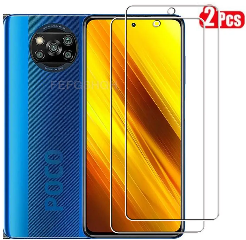 HD Protective Tempered Glass For Xiaomi Poco X3 NFC X3 Pro 6.67