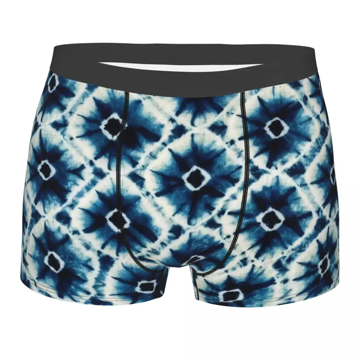 Custom Advanced Tie Dye Patterns Underwear Male Print Traditional Dyeing Art Boxer Briefs Shorts Panties Breathable Underpants