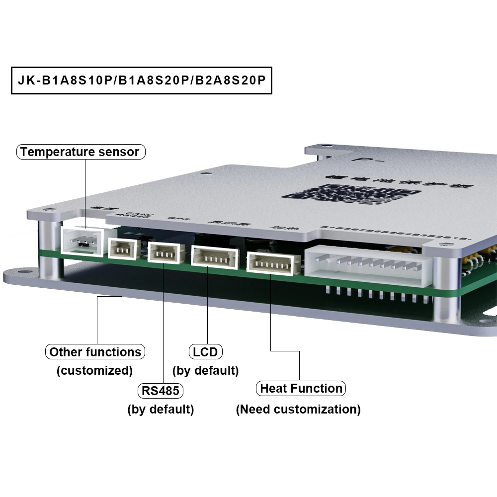 JIKONG JK BMS 3S-8S 12v 24V 1A 2A smare Aktív Lendkerék BMS számára lifepo4 Akkumulátor Adminisztráció 100A 200A BT APP být RS485 JKBMS