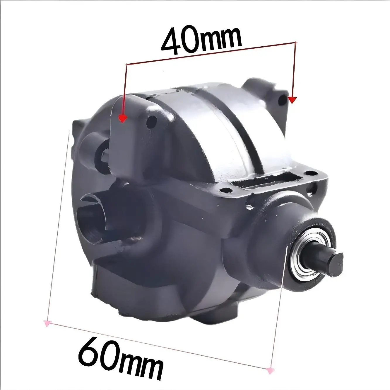 HSP 1:10 RC Car Front Rear Differential Gearbox Assembly Upgrade Set for 94111 94123 02051 02030 03015 Models