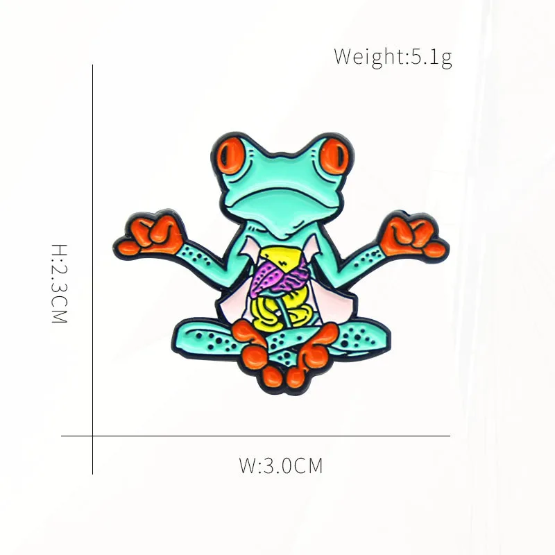 Viscera Intestin Tissue Punk Lapel Pins Badges Jewelry gift for Kids Friends Yoga Frog Anatomy Organ Enamel Pin Skeleton Rib