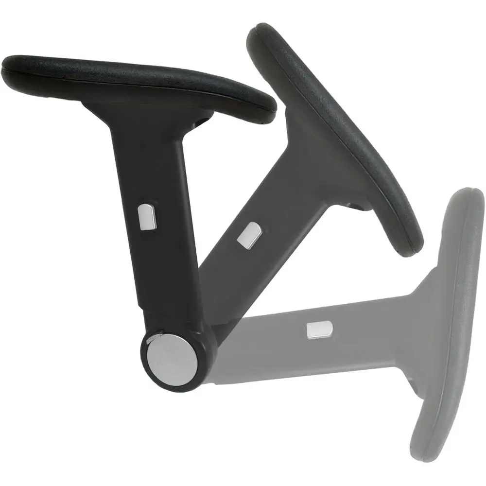 

chairpartsonline Height Adjustable Oice Chair Armrest w/Arm Pads (Pair) S4761-K - Replacement Arms