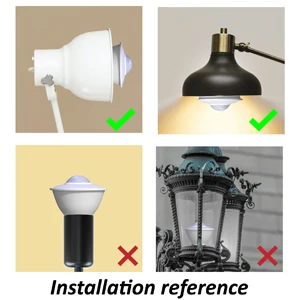 

PIR LED Light Bulb 6W GU10 with Man Sensor 100V 120V 220V Hotel Lamp Garage Corridor Balcony Asile Aisle Use Automatic Working
