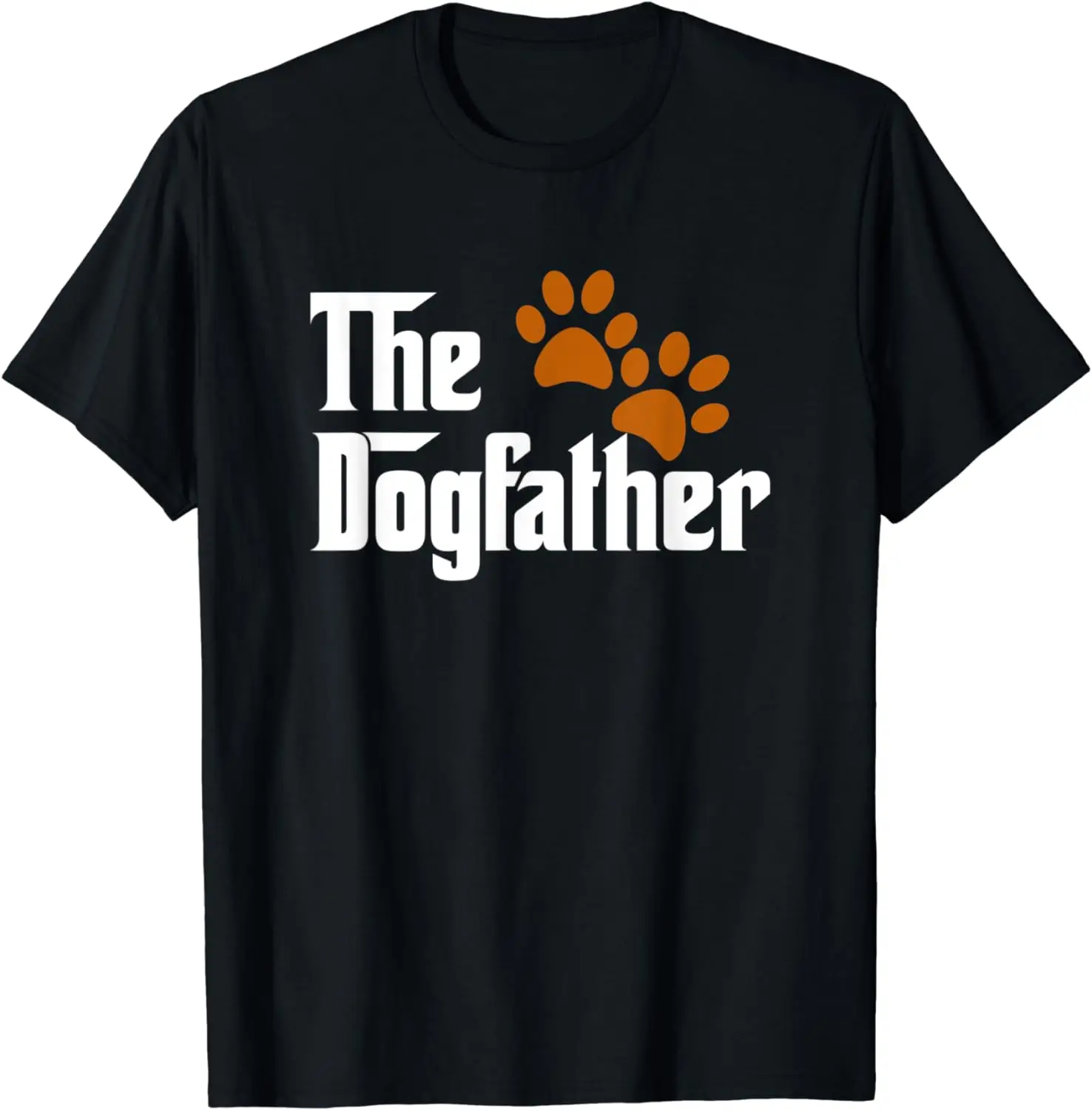 Cool Dog Dad Dog Father Shirt The DogFather T-Shirt  American Family Holiday Clothes Tee  Graphic T Shirts  Men  Women Tops